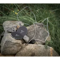   Univerzális vezeték nélküli töltő, Qi Wireless, gyorstöltés, LED - es, 15W, Tactical Base Plug, fekete