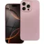 Apple iPhone 16 Pro Max, Szilikon tok, mikrofiber plüss belső, csillogó hátlap, Metallic Case, rózsaszín