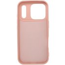 Apple iPhone 13 Pro, Szilikon tok, stand, telefontartó gyűrű, Roar Amber, rózsaszín