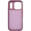 Apple iPhone 15 Plus, Szilikon tok, stand, telefontartó gyűrű, Roar Amber, lila