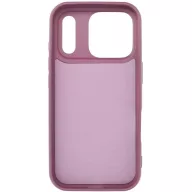   Apple iPhone 15 Plus, Szilikon tok, stand, telefontartó gyűrű, Roar Amber, lila