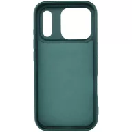   Apple iPhone 16 Plus, Szilikon tok, stand, telefontartó gyűrű, Roar Amber, zöld
