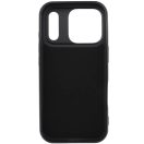 Samsung Galaxy A15 4G / A15 5G SM-A155F / A156B, Szilikon tok, stand, telefontartó gyűrű, Roar Amber, fekete