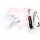 Műkörmös csomag – Prémium szett - UV lámpa + hordozható körömcsiszoló