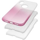 Samsung Galaxy S26 SM-S942, Szilikon tok, csillogó, Forcell Shining, vörösarany/ezüst