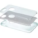 Samsung Galaxy S26 Plus SM-S947, Szilikon tok, csillogó, Forcell Shining, ezüst