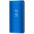 Samsung Galaxy A05 SM-A055F, Oldalra nyíló tok, hívás mutatóval, Smart View Cover, kék (utángyártott)