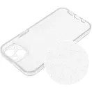 Samsung Galaxy A54 5G SM-A546B, Szilikon tok, 2 mm vastag, csillogó hátlap, átlátszó