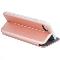   Oppo A78 4G, Oldalra nyíló tok, stand, Forcell Elegance, vörösarany