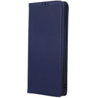   Samsung Galaxy A25 5G SM-A256B, Oldalra nyíló tok, valódi bőrtok, stand, Smart Pro, sötétkék