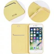   Xiaomi Redmi 13C 4G / Redmi 13C 5G / Poco C65, Oldalra nyíló tok, stand, Luna Book, arany