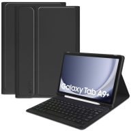   Samsung Galaxy Tab A9 Plus (11.0) SM-X210 / X215 / X216B, Bluetooth billentyűzetes mappa tok, érintőceruza tartó, érintőceruza nélkül, TP SC Pen Holder + Keyboard, fekete