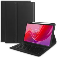   Lenovo Tab M11 (11.0) TB-330, Bluetooth billentyűzetes mappa tok, érintőceruza tartó, érintőceruza nélkül, TP SC Pen Holder + Keyboard, fekete