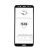 Samsung Galaxy A55 5G SM-A556B, Kijelzővédő fólia, ütésálló fólia (az íves részre is!), Tempered Glass (edzett üveg), fekete