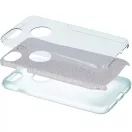 Samsung Galaxy A35 5G SM-A356B, Szilikon tok, csillogó, Forcell Shining, ezüst