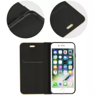  Xiaomi Redmi Note 13 Pro 4G / Poco M6 Pro 4G, Oldalra nyíló tok, stand, Luna Book, fekete