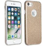   Xiaomi Redmi Note 13 5G, Szilikon tok, csillogó, Forcell Shining, arany