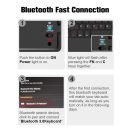 Apple iPad Pro 11 (2024 / 2025), Bluetooth billentyűzetes, mappa tok, Touch Pad, mágneses rögzítés, Wooze Simple Touch, fekete