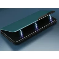   Apple iPhone 16, Oldalra nyíló tok, stand, Wooze FashionBook, zöld