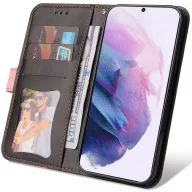   Apple iPhone 16 Plus, Oldalra nyíló tok, stand, kártyatartóval, kézpánttal, Wooze Colour Wallet, rózsaszín
