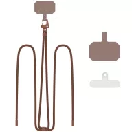   Univerzális Nyak- és vállpánt, telefonokhoz, 80 cm, TP C5s Crossbody Strap, sötétbarna