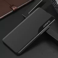   Xiaomi 14 Pro, Oldalra nyíló tok, stand, hívás mutatóval, Wooze FashionBook, fekete