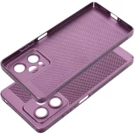   Apple iPhone 16 Plus, Műanyag hátlap védőtok, légáteresztő, lyukacsos minta, Breezy, lila