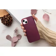   Apple iPhone 16 Plus, Szilikon tok, közepesen ütésálló, fémhatású kamera keret, Frame Case, lila