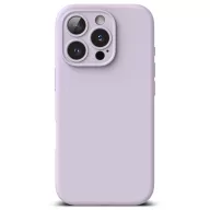   Apple iPhone 16 Pro Max, Szilikon tok, mikrofiber belső, közepesen ütésálló, Magsafe kompatibilis, Ringke Silicone Magnetic, lila