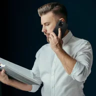   Apple iPhone 16 Pro, Oldalra nyíló tok, stand, mágnes csattal, kivehető tokkal, Magsafe töltővel kompatibilis, TP Wallett Magsafe, fekete