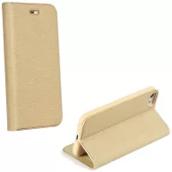   Samsung Galaxy A16 4G / A16 5G SM-A165F / A166B, Oldalra nyíló tok, stand, Luna Book, arany