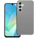 Samsung Galaxy A16 4G / A16 5G SM-A165F / A166B, Szilikon tok, mikrofiber plüss belső, Candy Case, szürke