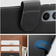   Xiaomi Redmi 14C / Poco C75, Oldalra nyíló tok, stand, mágnes csattal, TP Wallett, fekete