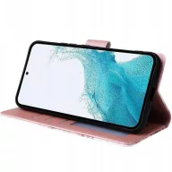   Xiaomi Redmi 14C / Poco C75, Oldalra nyíló tok, stand, mágnes csattal, virág minta, TP Wallett Blossom Flower, fehér/színes