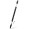 Univerzális toll, (bármilyen kapacitív kijelzőhöz), USP200 3-TIP Stylus Pen, fekete