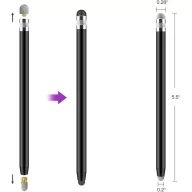   Univerzális toll, (bármilyen kapacitív kijelzőhöz), USP100 4-TIP Stylus Pen, lila/rózsaszín