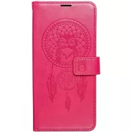   Samsung Galaxy A16 4G / A16 5G SM-A165F / A166B, Oldalra nyíló tok, kártyatartóval, kézpánttal, Álomfogó minta, Mezzo Book, mintás/magenta