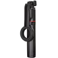   Prémium selfie bot, 21 - 104 cm, 360°-ban forgatható, exponáló gombbal, bluetooth-os, v5.2, Magsafe kompatibilis, tripod állvány funkció, Forcell F-Grip MagSelfie S100M, fekete