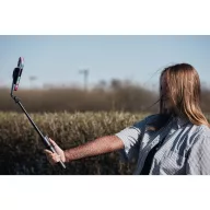   Prémium selfie bot, 21 - 104 cm, 360°-ban forgatható, exponáló gombbal, bluetooth-os, v5.2, Magsafe kompatibilis, tripod állvány funkció, Forcell F-Grip MagSelfie S100M, fekete
