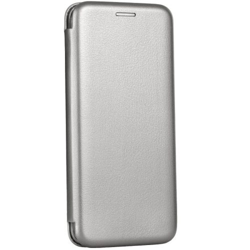 Samsung Galaxy S24 FE SM-S721, Oldalra nyíló tok, stand, Forcell Elegance, szürke