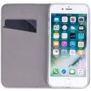 Oppo A38, Oldalra nyíló tok, stand, Smart Magnet, piros