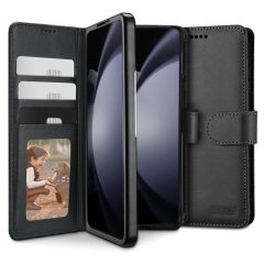   Samsung Galaxy Z Fold6 SM-F956B, Oldalra nyíló tok, stand, mágnes csattal, TP Wallett, fekete