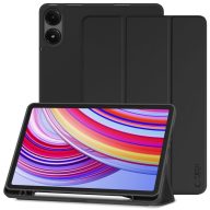   Xiaomi Redmi Pad Pro (12.1) / Redmi Pad Pro 5G (12.1), mappa tok, közepesen ütésálló, érintőceruza tartó, érintőceruza nélkül, Trifold, TP SC Pen Holder, fekete