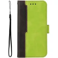   Samsung Galaxy S25 Ultra SM-S938, Oldalra nyíló tok, stand, kártyatartóval, kézpánttal, Wooze Colour Wallet, zöld