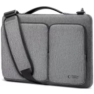   Laptop táska, 13 - 14" készülékhez, vállpánttal, TP Defender Bag, szürke
