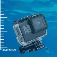   Sportkamera tok, GoPro Hero 5 - 7 sportkamerákhoz, vízálló, Tech-Protect GA200 WaterProof Case, átlátszó
