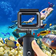   Sportkamera tok, GoPro Hero 5 - 7 sportkamerákhoz, vízálló, Tech-Protect GA200 WaterProof Case, átlátszó