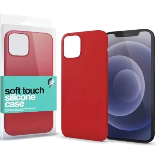 Apple iPhone 7 / 8 / SE (2020) / SE (2022), Szilikon tok, Xprotector Soft Touch, piros