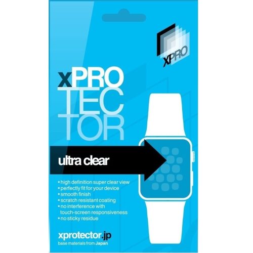 Apple Watch 1-6, SE, SE (2022) (38 / 40 mm), Kijelzővédő fólia (az íves részre is!), Xprotector Hybrid 3D, Clear Prémium