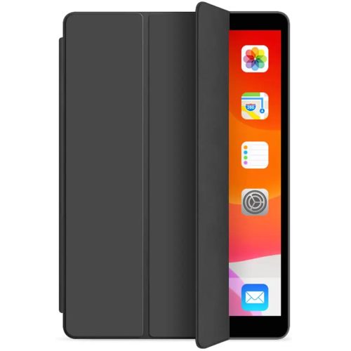 Apple iPad 9.7 (2017 / 2018), mappa tok, szilikon hátlap, Smart Case, Xprotector Smart Book Flip, fekete
